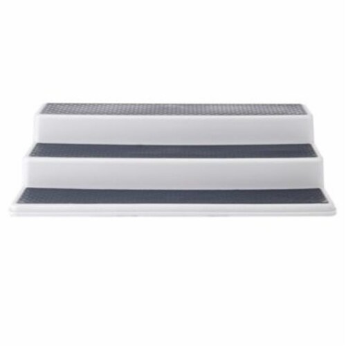 Simply Essential Large 3 Tier Non Skid Cabinet Organizer Light Grey Dark Grey 1 ct Harris Teeter