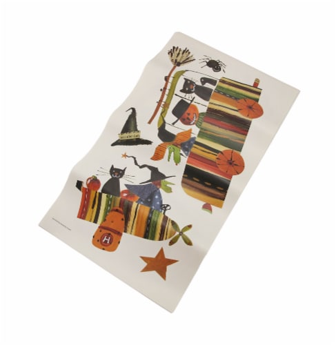 RoomMates 23 Piece Vintage Witch Craft Retro Halloween Wall Decals Perspective: top