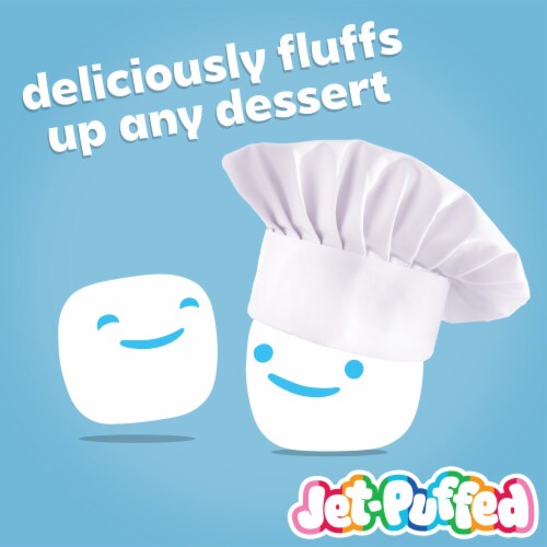 Jet-Puffed Pumpkin Spice Pumpkin-shaped Marshmallows Bag Perspective: top
