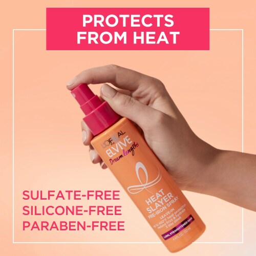 L Oreal Paris Elvive Dream Lengths Heat Slayer Pre Iron Spray Leave In Pack of 12 12 pack Foods Co