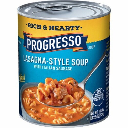Progresso Rich Hearty Lasagna Style Soup Pack of 32 32 pack