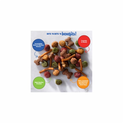 Kibbles n Bits Original Savory Beef Chicken Flavors Dry Dog Food 31 lb Bag Pack of 4 4 pack Mariano s