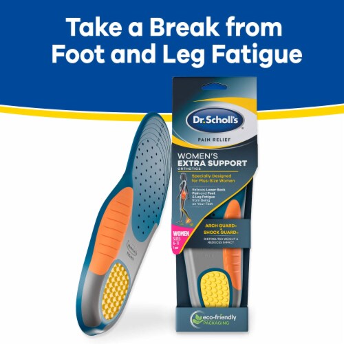 Dr. Scholl s Insoles for Women Extra Support Pain Relief Orthotics Shoe Inserts Pack of 2 2 pack Kroger