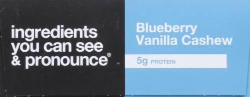 KIND Blueberry Vanilla & Cashew Fruit and Nut Bars Perspective: top