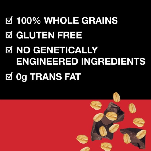 KIND Healthy Grains Dark Chocolate Chunk Snack Bars Perspective: top