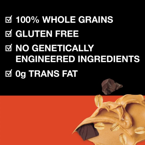 KIND Healthy Grains Peanut Butter Dark Chocolate Snack Bars Perspective: top