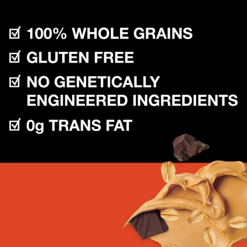KIND Healthy Grains Peanut Butter Dark Chocolate Snack Bars Perspective: top