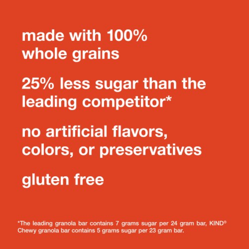 KIND KIDS 100% Whole Grain Gluten Free Chewy Granola Bars Variety Pack Perspective: top