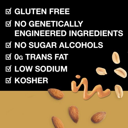 KIND THINS Gluten Free Caramel Nuts & Sea Salt with Peanuts Healthy Snack Bars Perspective: top