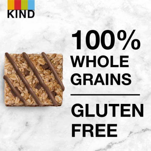 KIND Healthy Grains Milk Chocolate Chunk Snack Bars Perspective: top