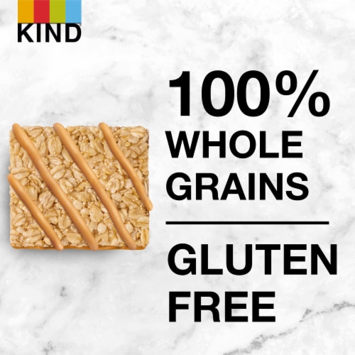 KIND Healthy Grains Salted Caramel Snack Bars Perspective: top