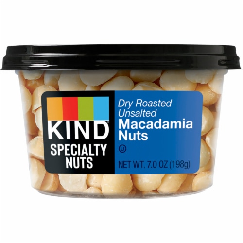 KIND Dry Roasted Unsalted Macadamia Nuts Perspective: top