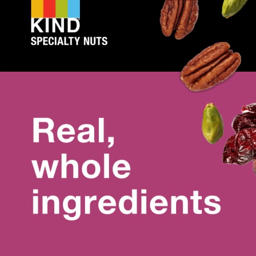 KIND Pecan Cranberry Cashew with Pistachios and Cherries Trail Mix Perspective: top