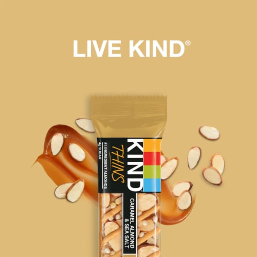 KIND Thins Caramel Almond & Sea Salt Nut Bars Perspective: top