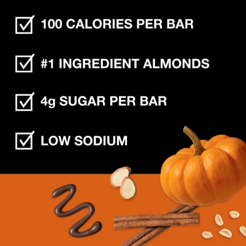 KIND Thins Chocolate Pumpkin Spice Fruit and Nut Bars Perspective: top