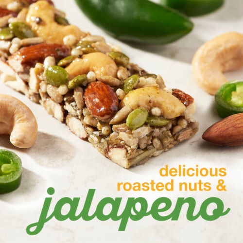 KIND Savory Roasted Nuts & Jalapeno Nut Bars Perspective: top