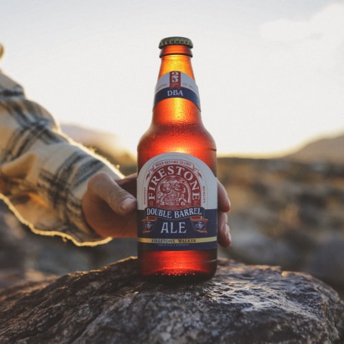 Firestone Walker Double Barrel® Ale British Pale Ale Craft Beer Pack Perspective: top