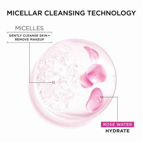 Garnier SkinActive Micellar Cleansing Water & Makeup Remover Hydrating with Rose Water Perspective: top