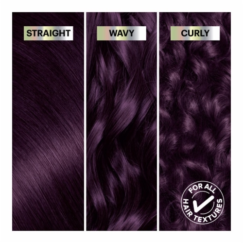 Garnier Nutrisse Ultra Color Permanent Hair Color P1 Deepest Intense Purple Perspective: top