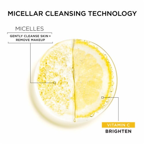Garnier SkinActive Micellar Cleansing Water with Vitamin C Brightening Perspective: top