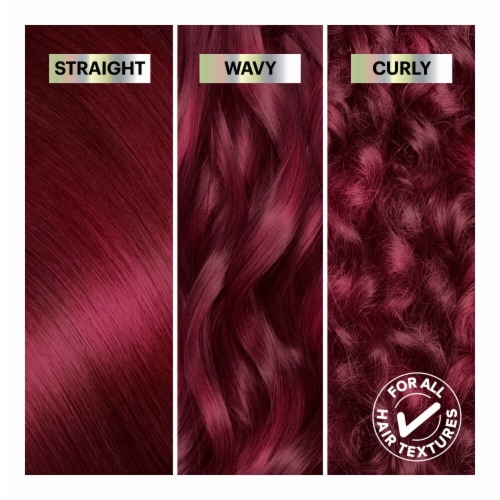 Garnier Nutrisse Ultra Color RP1 Dark Pink Red Nourishing Bold Permanent Hair Color Creme Perspective: top