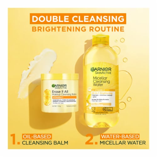 Garnier SkinActive Erase It All Makeup Cleansing Balm with Vitamin C Perspective: top
