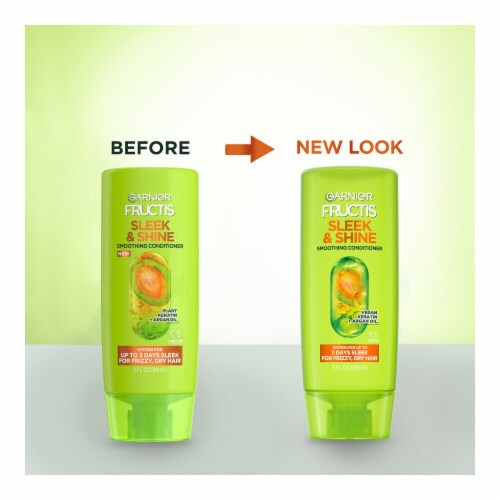 Garnier Fructis Sleek And Shine Conditioner Perspective: top