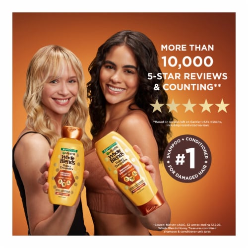 Garnier Whole Blends Honey Treasures Shampoo Perspective: top
