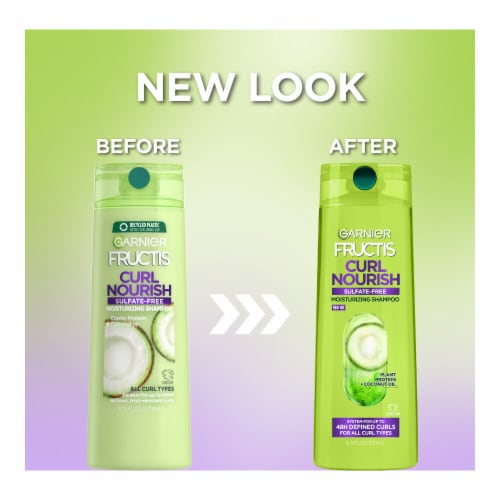 Garnier Fructis Curl Nourish Shampoo Perspective: top