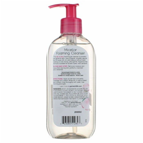 Garnier® SkinActive® All-In-1 Rinse Off Micellar Foaming Cleanser Perspective: top