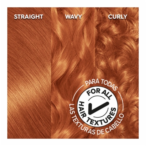 Garnier Olia Oil Powered Permanent Hair Color 7.45 Intense Fire Ruby Perspective: top