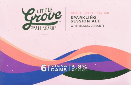 Allagash® Little Grove™ Sparkling Session Ale with Blackcurrants Perspective: top