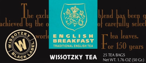 Wissotzky® English Breakfast Tea Perspective: top