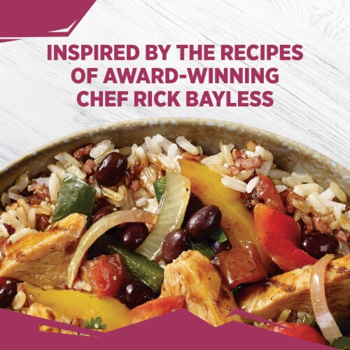Frontera Chicken Fajita Bowl Frozen Meal Perspective: top