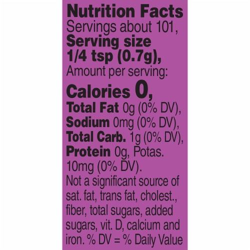 Dash Salt-Free Onion & Herb Seasoning Blend Perspective: top