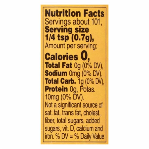 Dash Salt-Free Lemon Pepper Seasoning Blend Perspective: top