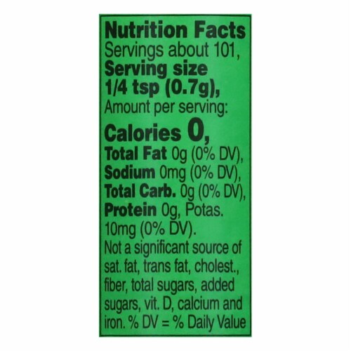 Dash Salt-Free Table Blend Seasoning Blend, Kosher Perspective: top