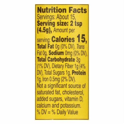 Dash Salt-Free Taco Seasoning Mix Perspective: top