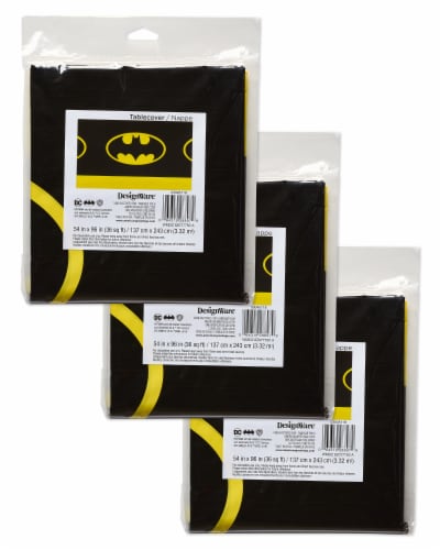 American Greetings Batman Plastic Table Covers Perspective: top