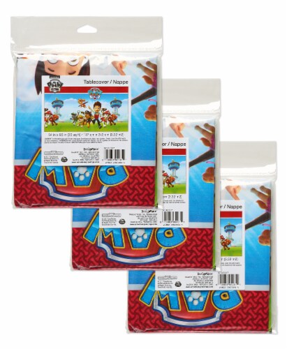 American Greetings Paw Patrol Plastic Table Covers Perspective: top