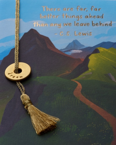 Papyrus Graduation Card (Better Things Ahead) Perspective: top