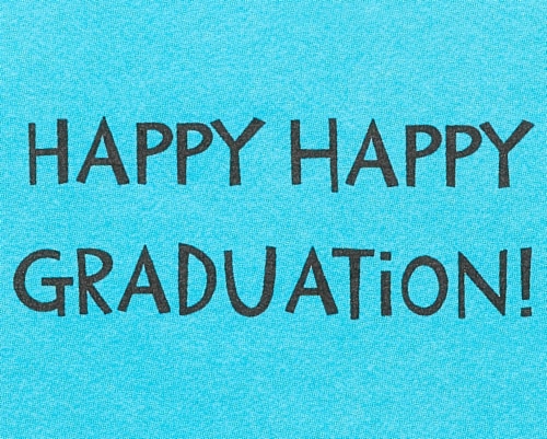 Papyrus Graduation Card (Dip-llama) Perspective: top