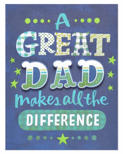 American Greetings Father's Day Card (Great Dad) Perspective: top