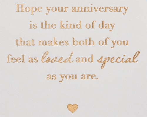 American Greetings #52 Anniversary Card (Good Memories) Perspective: top