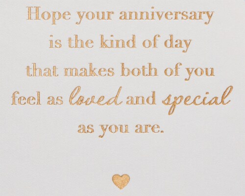 American Greetings #52 Anniversary Card (Good Memories) Perspective: top