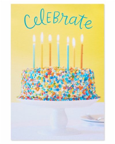 American Greetings #32 Birthday Cards (Celebrate) Perspective: top