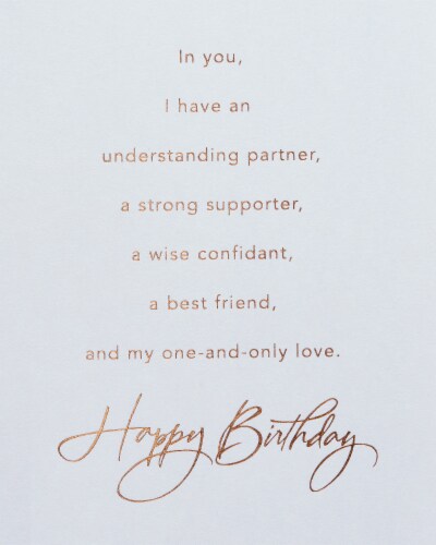 American Greetings #26 Birthday Card for Husband (Celebrate) Perspective: top