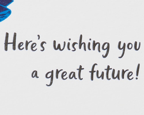 American Greetings #61 Graduation Cards for Graduates (Grad Caps) Perspective: top