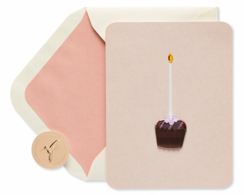 Papyrus #55 Birthday Card (Bonbon) Perspective: top