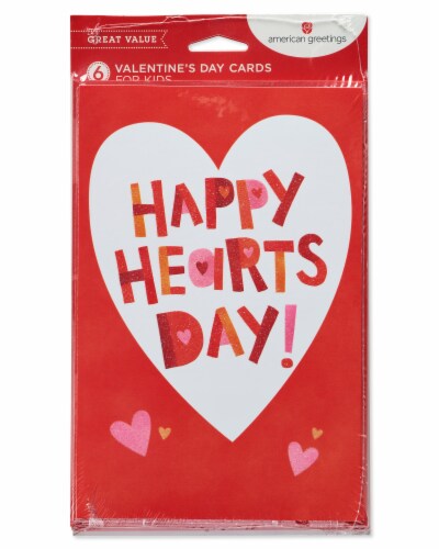 American Greetings Happy Hearts Day Valentine’s Day Cards Perspective: top